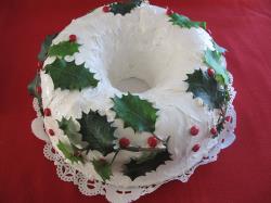 Christmas Holly Cake